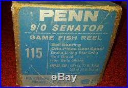 Vintage Penn Senator 9/0 Big Game Reel Boxed
