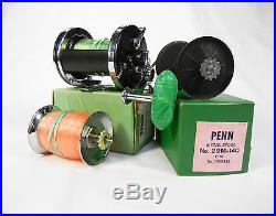 Vintage Penn Squidder 140 Reel By Owner Newell Bars Extra Spools