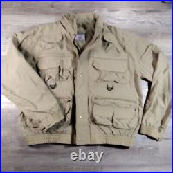 VINTAGE Penn Reels FISHING Jacket Men's XL WITH 15 POCKETS Storage