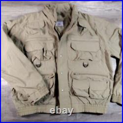 VINTAGE Penn Reels FISHING Jacket Men's XL WITH 15 POCKETS Storage