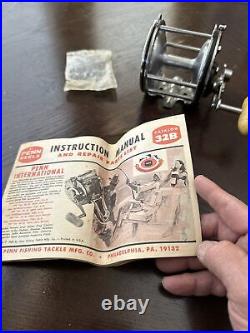 VINTAGE Penn Senator 4/0 #113 Conventional Big Game Saltwater Fishing Reel USA