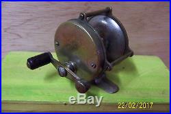 VINTAGE THE PENNELL TRADE MARK FISHING REEL 1920'S Penn. WORKS GREAT