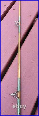 VTG NYPOXY Glass Golden Sabre #1190 7-1/2ft Fishing Pole withPenn Silver Reel