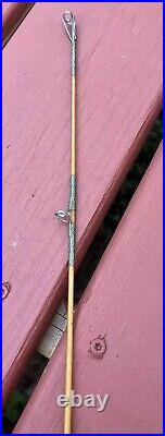 VTG NYPOXY Glass Golden Sabre #1190 7-1/2ft Fishing Pole withPenn Silver Reel