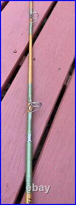 VTG NYPOXY Glass Golden Sabre #1190 7-1/2ft Fishing Pole withPenn Silver Reel