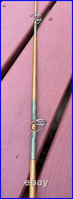 VTG NYPOXY Glass Golden Sabre #1190 7-1/2ft Fishing Pole withPenn Silver Reel