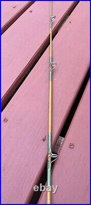 VTG NYPOXY Glass Golden Sabre #1190 7-1/2ft Fishing Pole withPenn Silver Reel