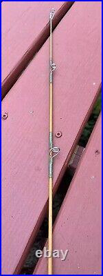 VTG NYPOXY Glass Golden Sabre #1190 7-1/2ft Fishing Pole withPenn Silver Reel