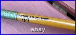 VTG NYPOXY Glass Golden Sabre #1190 7-1/2ft Fishing Pole withPenn Silver Reel