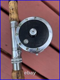 VTG NYPOXY Glass Golden Sabre #1190 7-1/2ft Fishing Pole withPenn Silver Reel