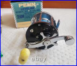 VTG Penn 350M Leveline Star Drag Free Spool Action fishing reel, original box