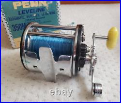 VTG Penn 350M Leveline Star Drag Free Spool Action fishing reel, original box