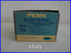 Vintage 1970 PENN Large 704 Spinfisher Reel EX Condition with Original Box Etc