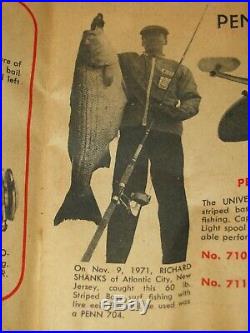 Vintage 1970's Penn Senator 6/0 Big Game Fishing Reel Unused Mint in Box