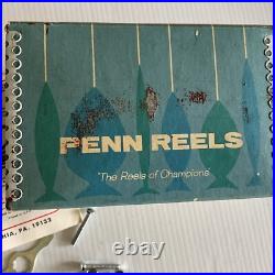 Vintage 209 PENN PEER Fishing Reel Original Box Papers Hardware