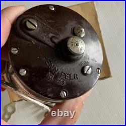 Vintage 209 PENN PEER Fishing Reel Original Box Papers Hardware