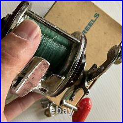 Vintage 209 PENN PEER Fishing Reel Original Box Papers Hardware