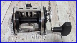 Vintage Black PENN JIGMASTER 500L REEL 275/30LB Manual Wrench & Clamp with Box