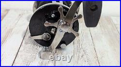 Vintage Black PENN JIGMASTER 500L REEL 275/30LB Manual Wrench & Clamp with Box
