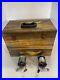 Vintage Bowen's Sportsman Bay Ranger Wooden Tackle Box Two Penn Reels Included