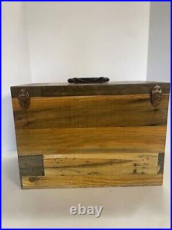 Vintage Bowen's Sportsman Bay Ranger Wooden Tackle Box Two Penn Reels Included