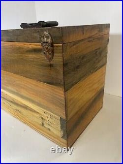 Vintage Bowen's Sportsman Bay Ranger Wooden Tackle Box Two Penn Reels Included