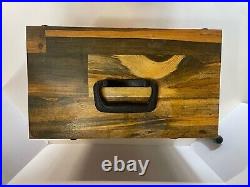 Vintage Bowen's Sportsman Bay Ranger Wooden Tackle Box Two Penn Reels Included