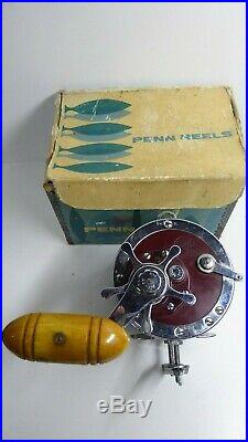 Vintage Boxed Penn 4/0 Senator Fishing Reel Made In USA