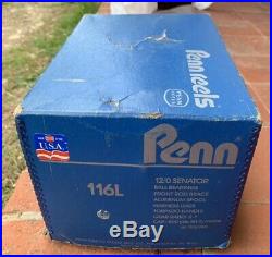 Vintage Boxed Penn Senator 116l 12/0 USA Game Fishing Reel