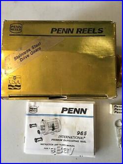 Vintage Brand New Penn International 955 Baitcasting Reel Mint with Original Box