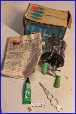 Vintage Fishing Penn Peer Monofil Reel 109mf Original Box Fish 109 MF Tackle GUC