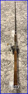 Vintage Fishing Rod And Reel Combo Penn 60 Long Beach Roddy Built Untested