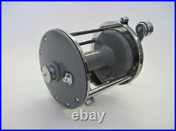 Vintage GRAY Penn Monofil 25 Fishing Reel withrod Clamp 1955/56Coloramic Series