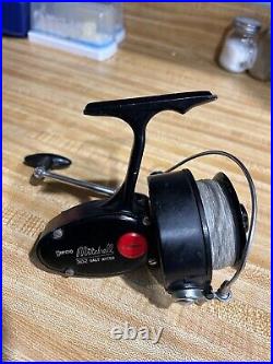 Vintage Garcia Mitchell 302 Spinning Reel With SPARE SPOOL & CASE