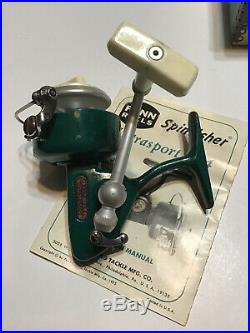 Vintage Green Penn 714 Spinfisher UltraSport Spinning Reel WithOriginal Box