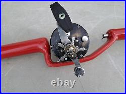 Vintage Gundlach measuring wand #950 with Penn 209 Level Wind reel preowned rare