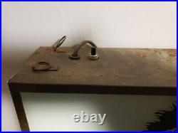 Vintage Light-Up Advertising Display Sign Drop Clock Penn Reels Fishing Tackle