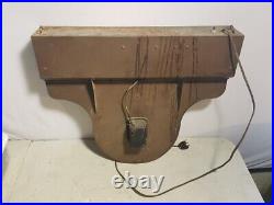 Vintage Light-Up Advertising Display Sign Drop Clock Penn Reels Fishing Tackle