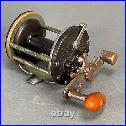 Vintage Lot 3 Bakelite Fishing Reels Penn 155 Fleetwing 2475 PFlueger Quadruple