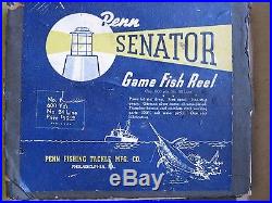 Vintage Mint Penn 10/0 Senator Big Game Reel