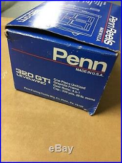 Vintage NOS Made In The USA Penn 320 GTI Levelwind Fishing Reel
