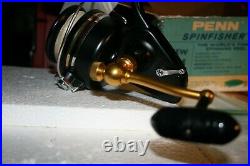 Vintage Nos Penn 704 Z Spinfisher Large Saltwater Fishing Reel