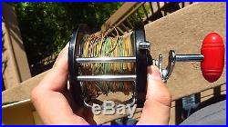 Vintage Nos Penn Delmar 285 M Fishing Reel In Box Star Drag Nos