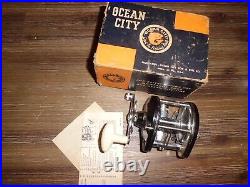 Vintage Ocean City 922 Topsail Level Wind Conventional Reel made in USA