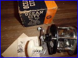 Vintage Ocean City 922 Topsail Level Wind Conventional Reel made in USA