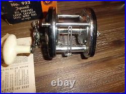 Vintage Ocean City 922 Topsail Level Wind Conventional Reel made in USA