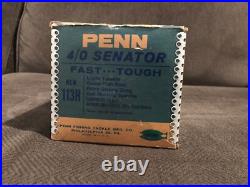 Vintage PENN 113H Special 4/0 Senator Big Game Saltwater Trolling Reel EUC
