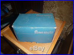 Vintage PENN 115 SENATOR 9 0 Big Fishing Reel with original box & Extras VGC