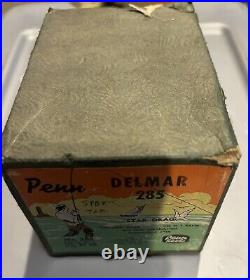 Vintage PENN 285 Delmar Saltwater Fishing Reel in Original Box