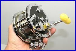 Vintage PENN 49M SUPER-MARINER Fishing Reel Original Box, Catalog 18 & Guarantee